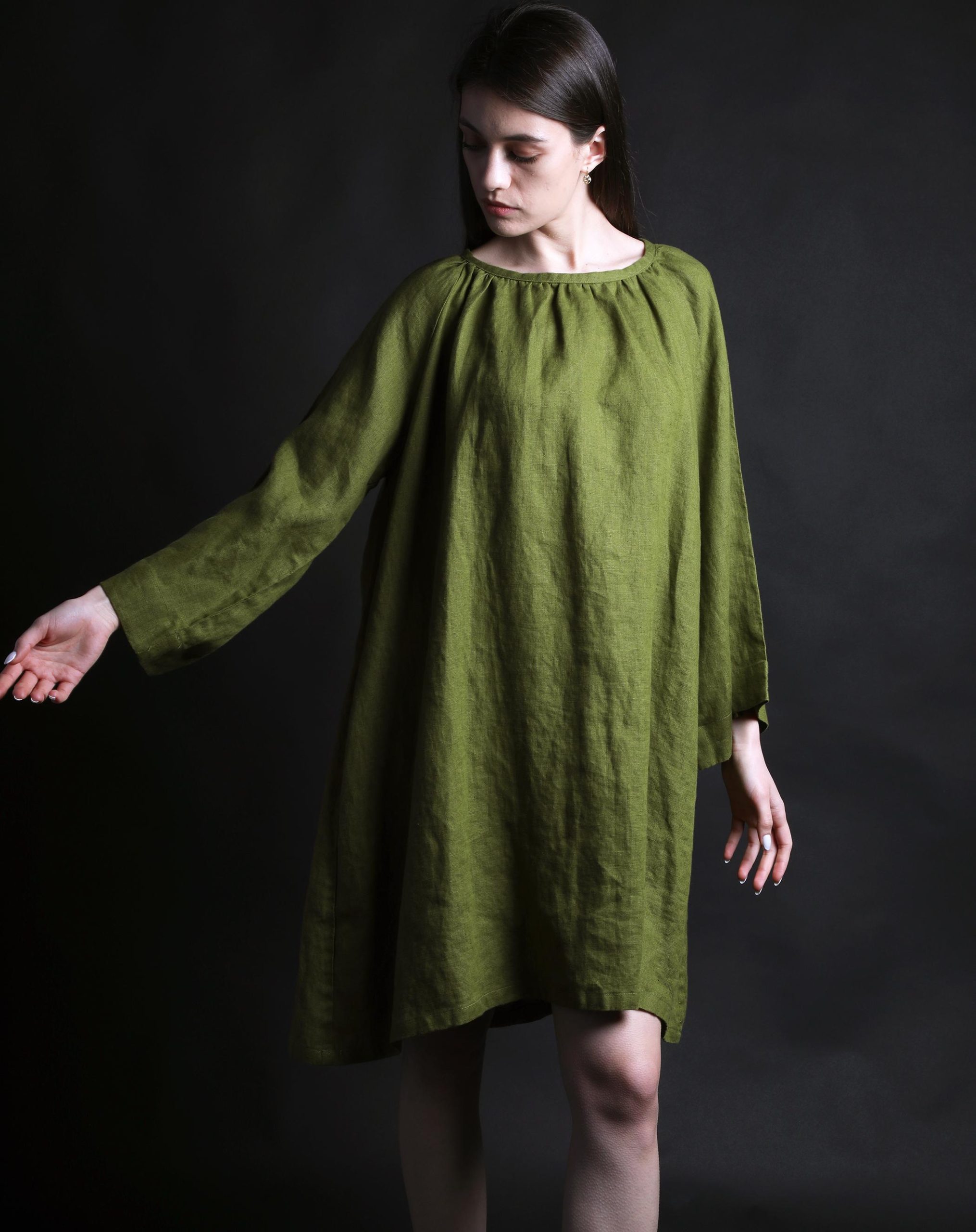 Ready Ship Size M Apple Green May Voluminous